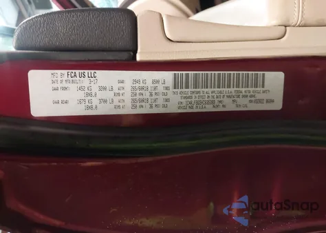 2017 Jeep Grand Cherokee Limited 4X4 из США, поврежденный, VIN 1C4RJFBG5HC835393